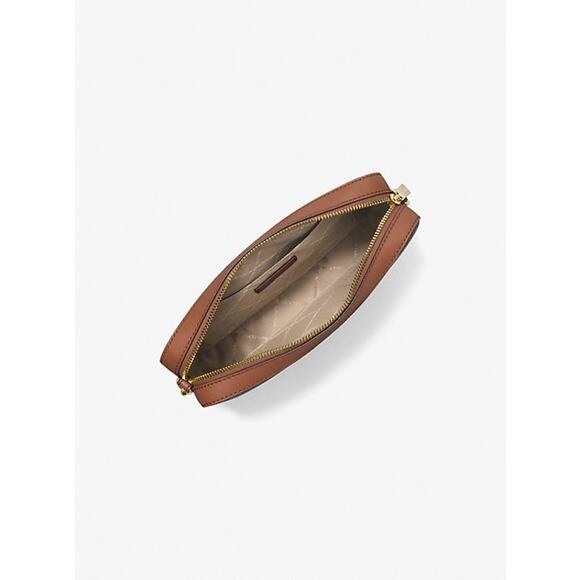 Michael Michael Kors NWT Large East West Crossbody Bag Brown Travel Vacation - Picture 3 of 7